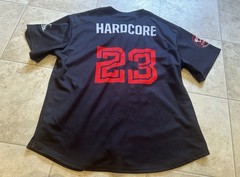 Triple-B Records BBB Worldwide Hardcore Baseball Jersey Shirt Punk Band 2XL