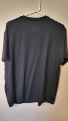 Hanes L T Shirt Black Mens S Sleeve Poly spandex 30 L 26 Across Front Chest pi