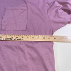 Athletic Works Mens 2XL Mauve Purple Cotton Pocket T-Shirt Short Sleeve Crewneck