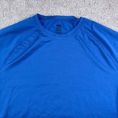 REI Co op Shirt Mens Medium Blue Lightweight Base Layer Long Sleeve Hiking Tee