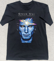 Steve Vai Vintage T Shirt Steven Vai Graphic Retro Black All Size Shirt