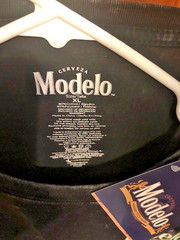 Modelo Men’s T-Shirt Size X-Large/Front-Back Graphics/Faded-Worn Look New w/Tags