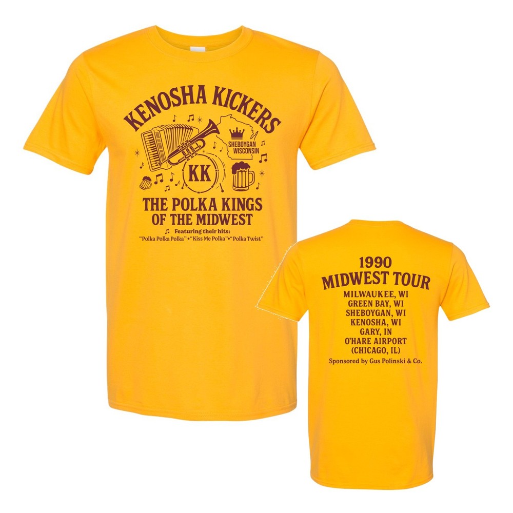 Kenosha Kickers Polka Band – Funny Home Alone Xmas Humor Sm-5X Unisex T-Shirt