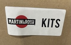 Martini & Rossi Kit. 6 T-Shirts, 6 Adjustable Hats & Plastic Cups No Logo