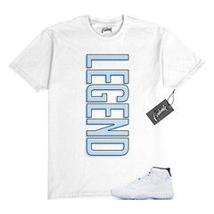 11 Legend Blue 2024 Black White T Shirt to Match LEG