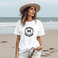 Grandma Shirt, Loud Mouth Cheer Grandma, Gift for Grandmother, Oversized T-Shirt