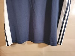 Adidas ClimaLite Shirt Men’s Large Short Sleeve Blue and White Size Large