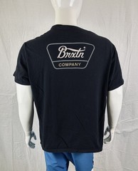 Brixton Blue 2-Sided T Shirt, A- Grade, Men’s Size XL