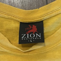 Zion Rootswear Men’s Multicolor Tie-Dye Bob Marley Logo Tee Crew Neck L