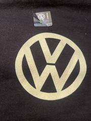 Volkswagen VW Bus Van Camper Size S Black T-Shirt Graphic Logo