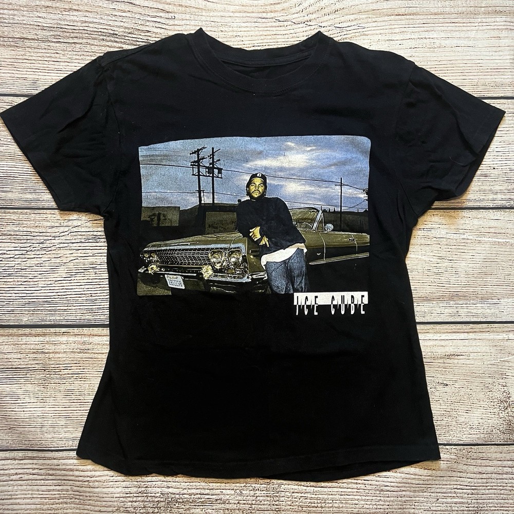 Ice Cube T Shirt Women’s Small Short Sleeve Graphic Retro 90s Rap Hip Hop Music