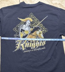 Guy Harvey UCF (Men’s L/XL) Graphic T-Shirt Black Short Sleeve DEADSTOCK