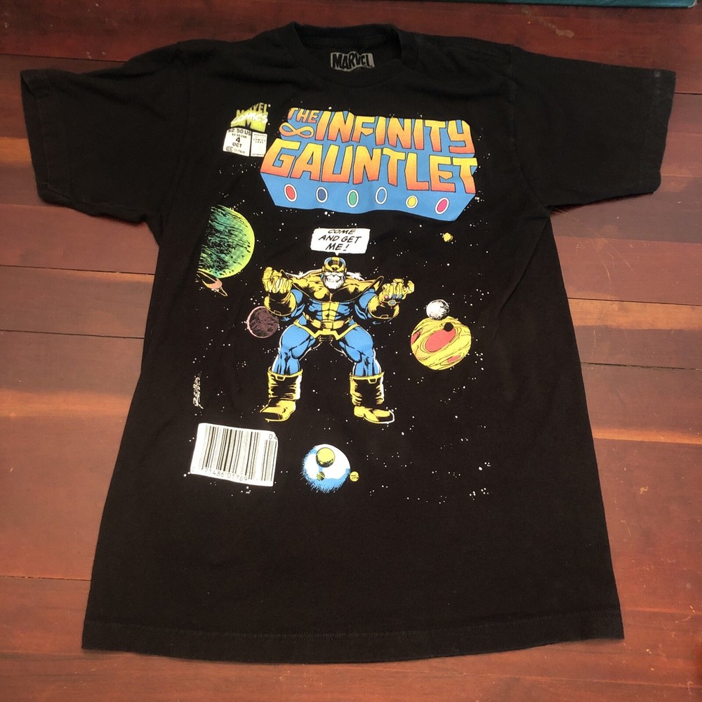 Marvel Comics The Infinity Gauntlet T-Shirt Men’s Size Medium Tee Marvel Thanos