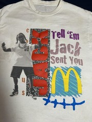 Travis Scott Cactus Jack McDonald’s Graphic T-Shirt size M