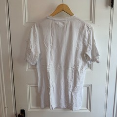 Helmut Lang White T Shirt Mens Designer Minimalist Cotton Crew Neck Archive