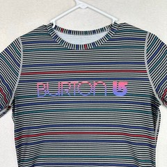 Burton Snowboard Shirt Adult Medium Stretch Long Sleeve Striped Dry Ride Men’s