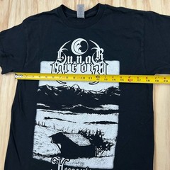 LUNAR AURORA “Old Logo” Hoagascht T Shirt Metal Grunge Rock Music Band