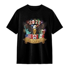 Exclusive 2026 Fifa World Cup USA CAN MEX Host T-Shirt Football Fanatics Unisex