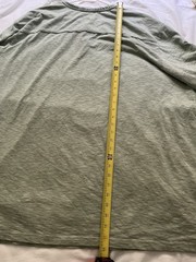 Tommy Bahama Islandzone Heather Green Henley Long Sleeve Space Dye UPF 30 3XLB