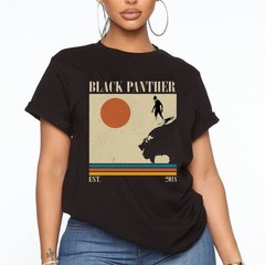 Retro Black Panther Est. 2018 T-shirt, Black Panther Super Hero Fans Tee