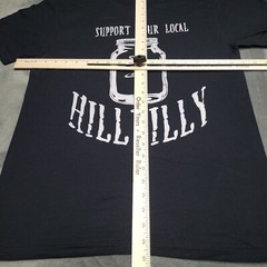 Support Your Local Hillbilly Moonshiner Funny Moonshine Medium Black Shirt New