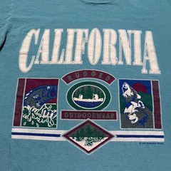 Vintage 1992 California Rugged Outdoorwear Nature Graphic T-Shirt USA – Large