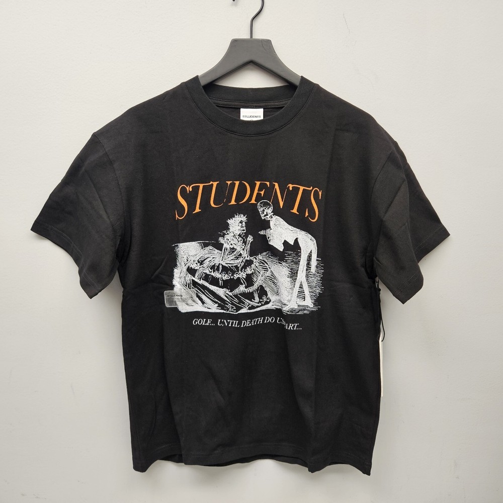 Students Golf Men’s “Death Do Us Part” T-Shirt ‘Black’ – Sizes: Small – Large