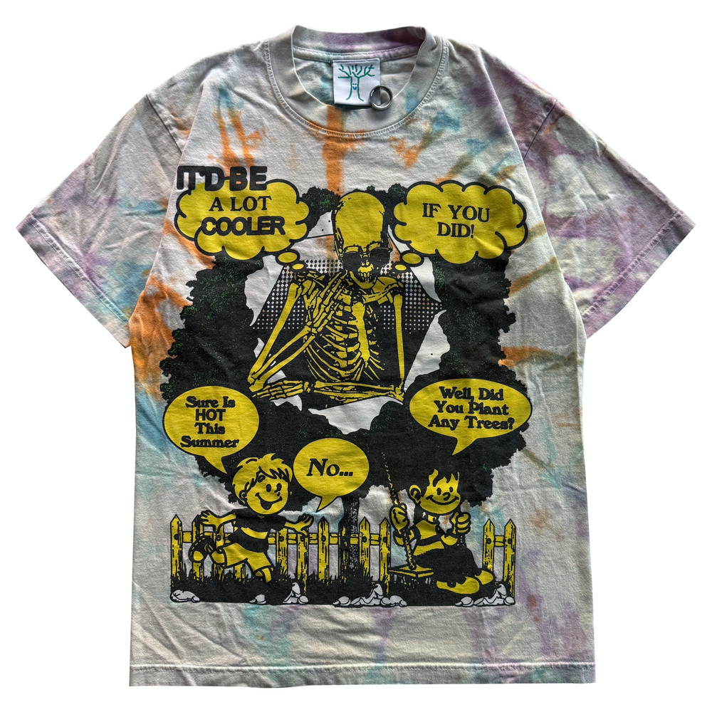 Online Ceramics SS19 Climate Change Is Dead Serious Tye Dye Tee Size Small