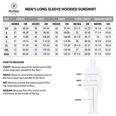 Hurley Men’s Sunny Side Hybrid Stretch Hooded UV T-Shirt Size XXL Light Grey