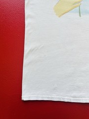 ALAB White T-shirt “F**k This & That” Flower Picking Funny Graphic Tee Sz Medium