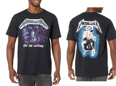 Metallica Ride the Lightning Mens T-Shirt – Mens Tees Lightweight – Brand New