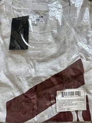 Hurley Men’s L Everyday Washed One and Only Slashed Short Sleeve T-Shirt Grey