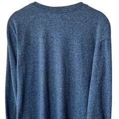 Asphalt Yacht Club Blue White Micro Stripe Long Sleeve Preppy Chic Nautical M