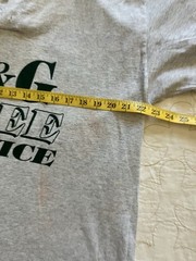 Vintage Alleson Athletic T Shirt Men 2XL Light Gray Henley Button Neck New