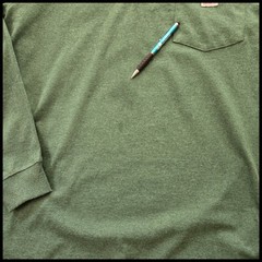Carhartt K128 Mens Large Long Sleeve Forest Green Shirt Chest 48 in READ