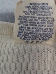 VTG Morgan Mills Biege Long Johns Waffle Knit Thermal Base Layer Arctex 2XL (L)
