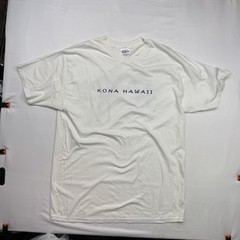 Vintage 2000 Y2k t-Shirt Kona Hawaii Hanes Size Adult Large 21.5×31 inches vtg