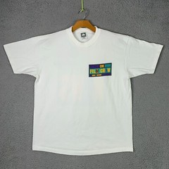 Vintage Film Crew Shirt Adult XL White TV Doctor News Anvil Cotton Deluxe USA