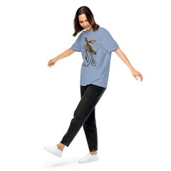Penny Farthing Praying Mantis T-Shirt Comfort Colors Premium Cotton Tee S-4XL