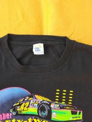 Vintage 1993 KYLE PETTY T Shirt Black 2XL Cal Cru Label