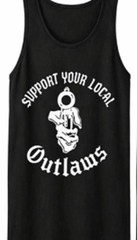 Support your local Outlaws Biker Motorcycle MC t shirt tee outlaw TANK TOP