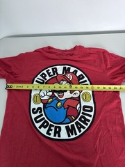New Nintendo Red Super Mario With Coins T-Shirt Size M