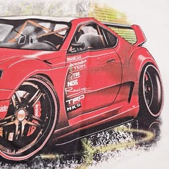 JDM BRZ FRS GR86 T-shirt WHITE LARGE Subaru Toyota TEE TRD Scion FR-S Imported
