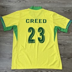 Brazil National Team Soccer Jersey Custom Back Creed 23 Mens Large