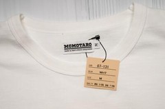 Momotaro $95 NWT Momotaro White Soccer Goal Football Slim T-Shirt 07-131 M