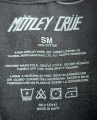 Motley Crue Hollywood Takeover Red Foil Two-Sided T-ShirtBlack Small The Roxy