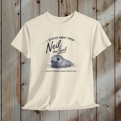 Neil the Seal Shirt Funny Coastal Animal Graphic Tee Gift for Seal Lovers
