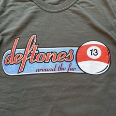 Deftones Around The Fur 98 Tour MODERN T-shirt 13 Pool Ball Green