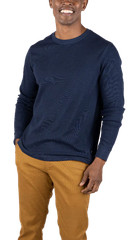Tailor Vintage Airotec Performance Stretch Waffle Long Sleeve Crew Tee
