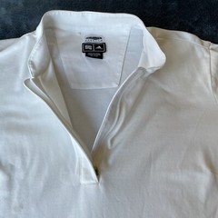 Adidas Climate Stretch Short Sleeve 1/4 Zip White Shirt XL